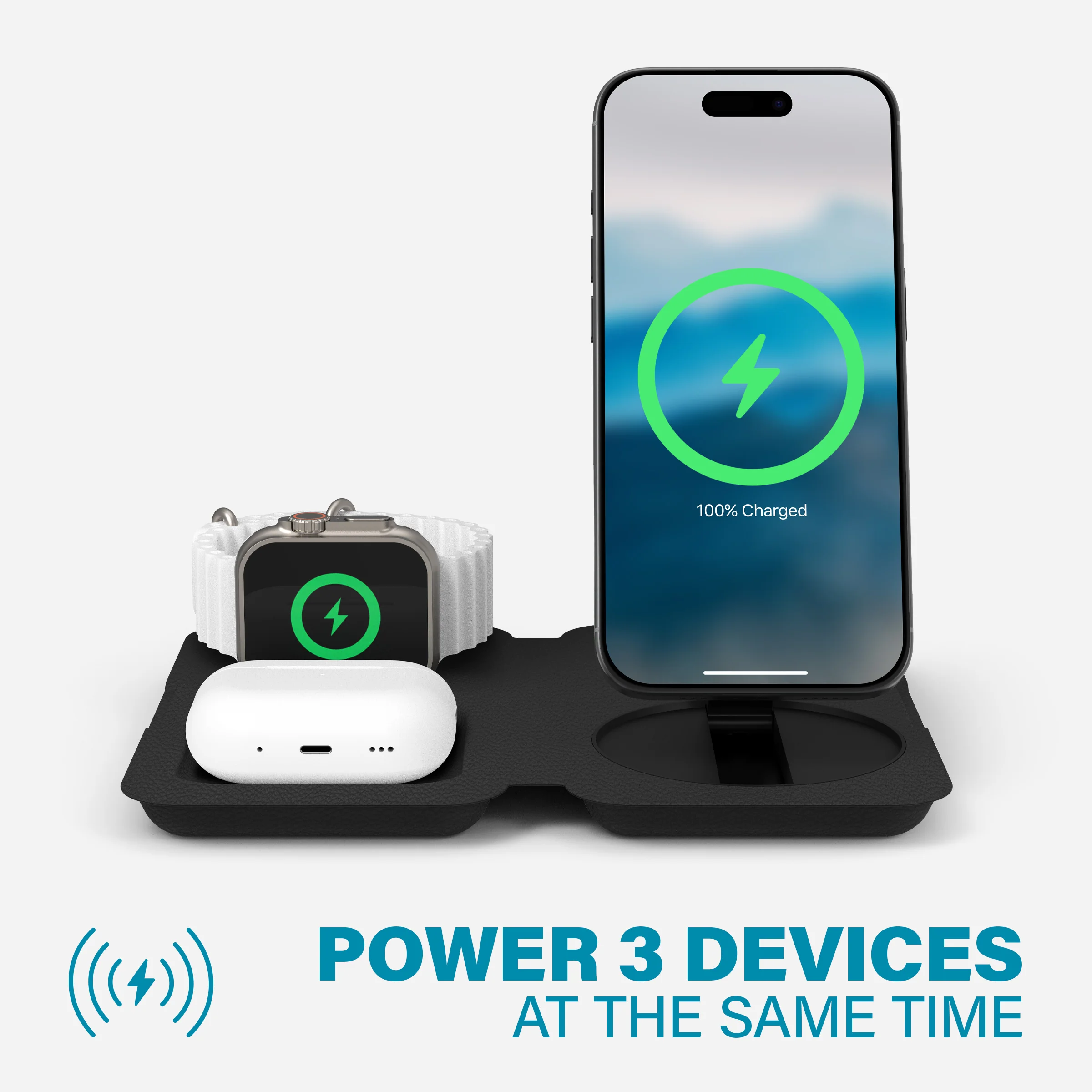 FOLD 3-in-1 Wireless Charger - Image 3
