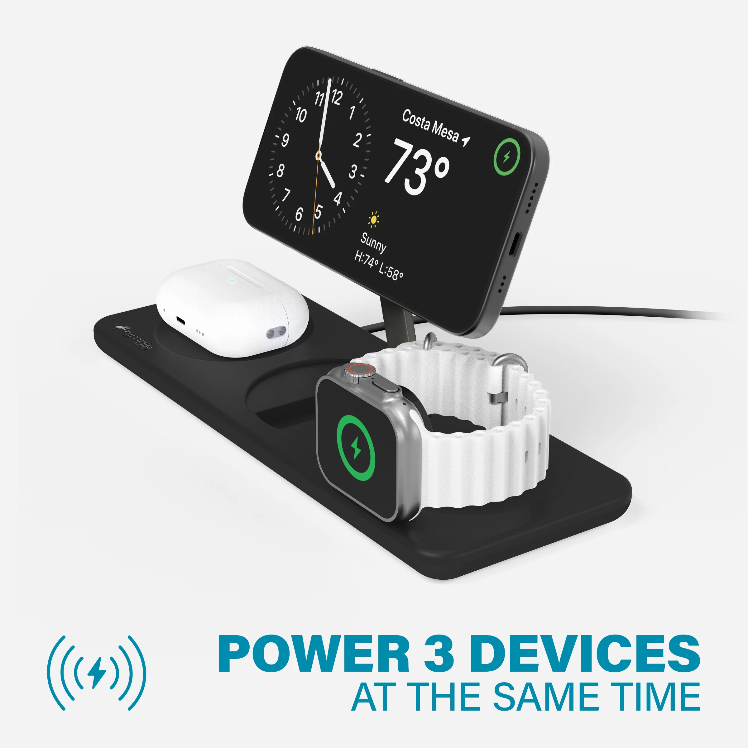 PODIUM 3-in-1 Wireless Charger - Image 3
