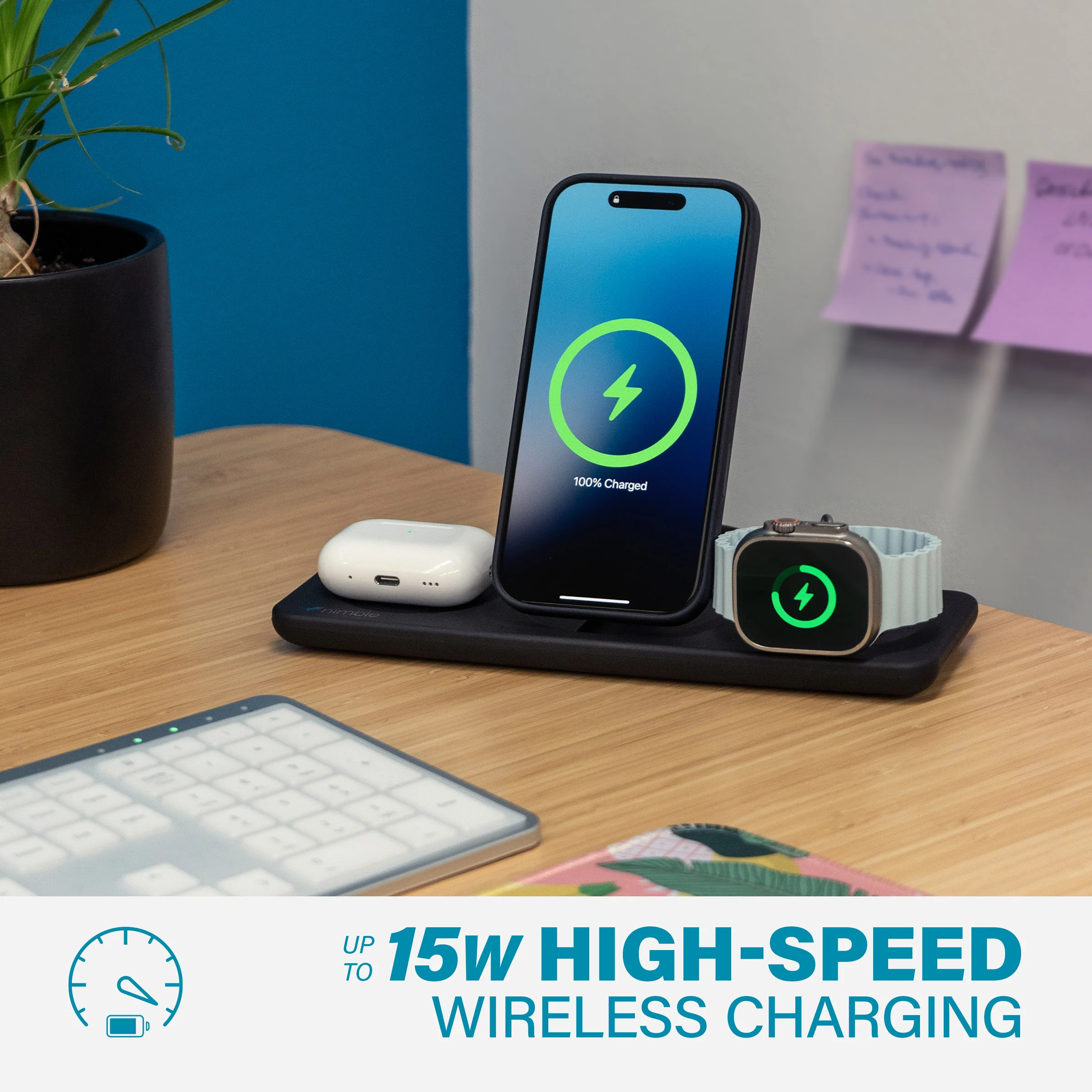 PODIUM 3-in-1 Wireless Charger - Image 4